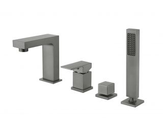 Смеситель на борт ванны Groсenberg GB6008-1 Графит